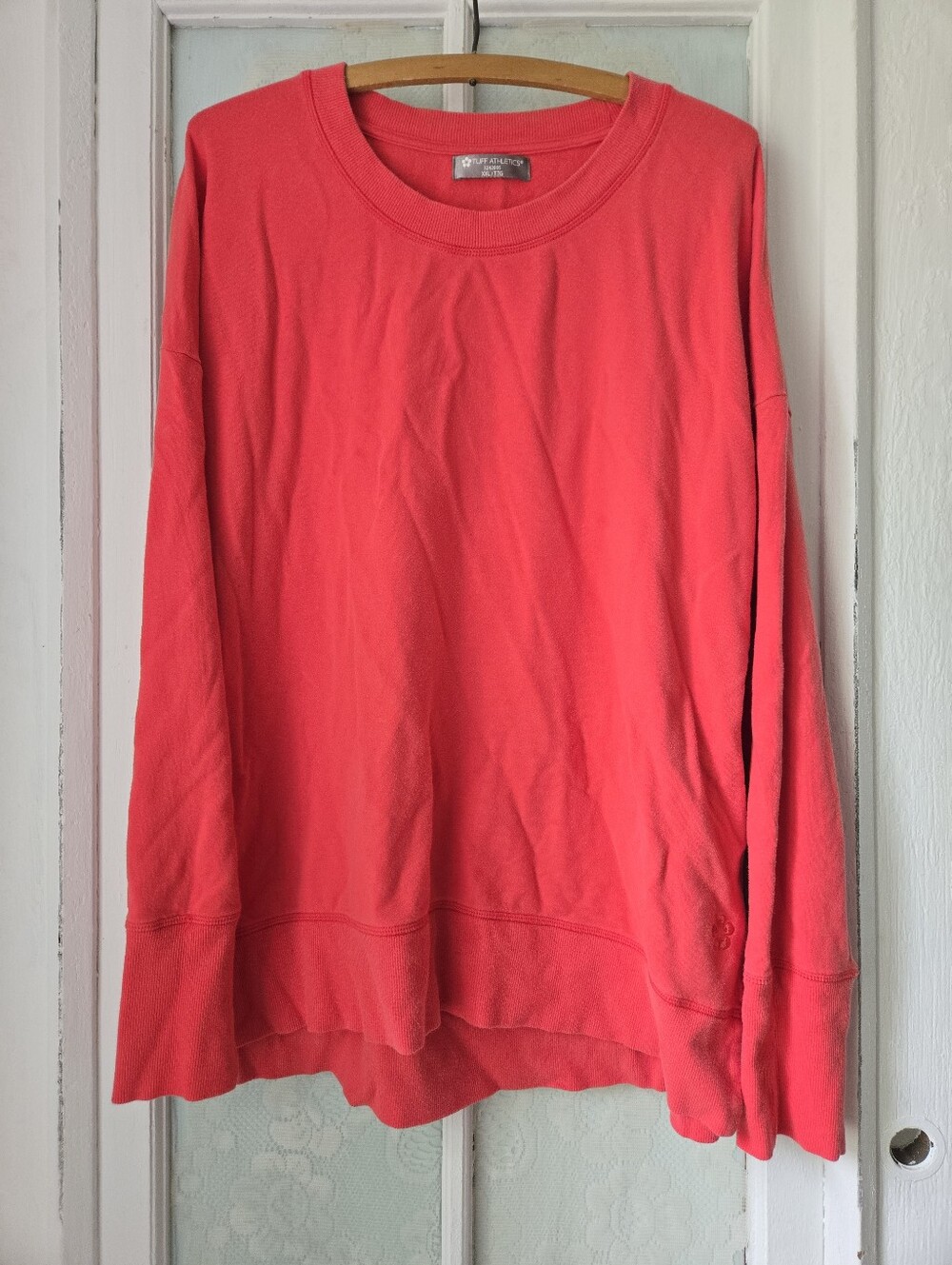 Tuff Athletics Coral Pink Pullover Sweatshirt XXL